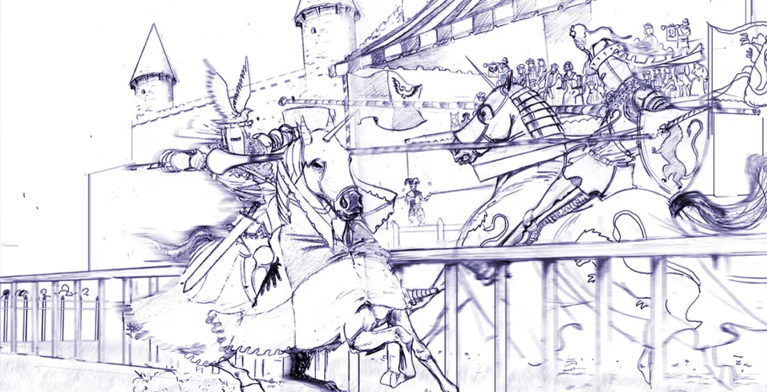 Jousting Sketch