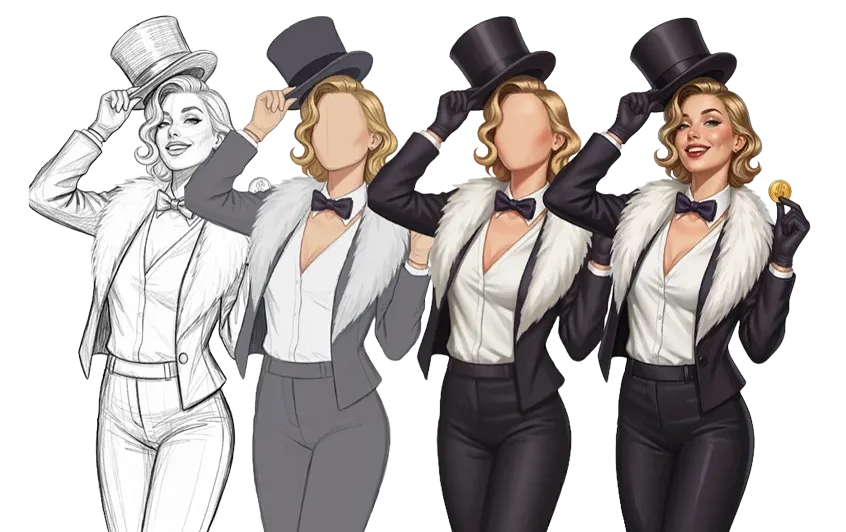 Monopoly Girl — Lineup